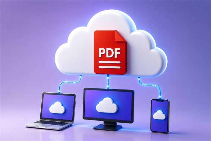 Cross-device PDF tools illustration
